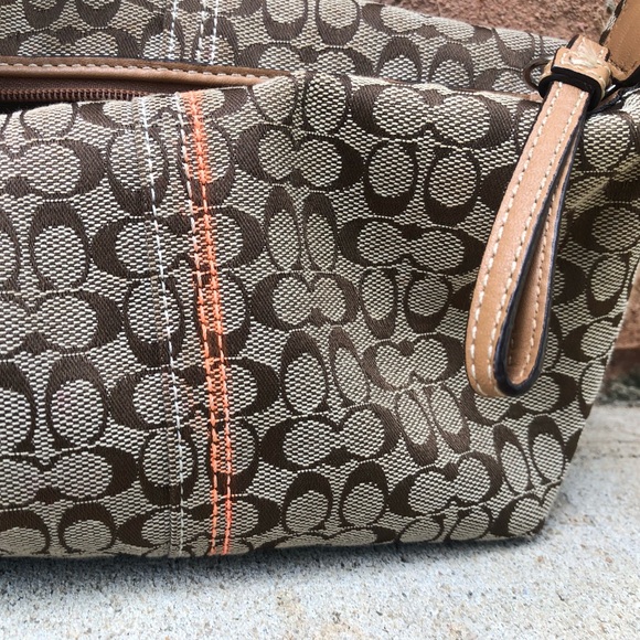 Small Brown Coach Tote - Picture 5 of 12
